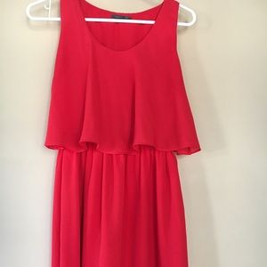 LIKE NEW red crop dress